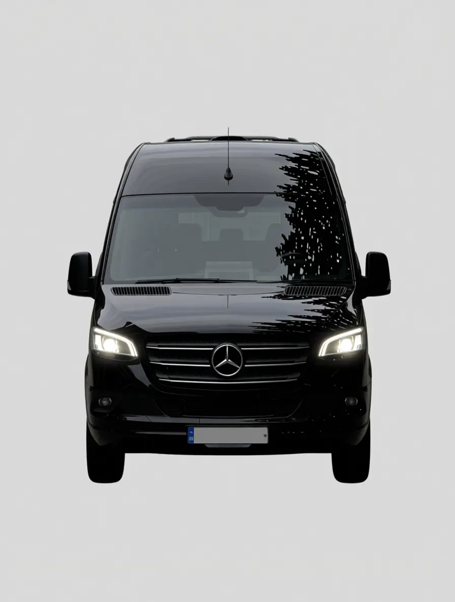 Sprinter van group airport transportation